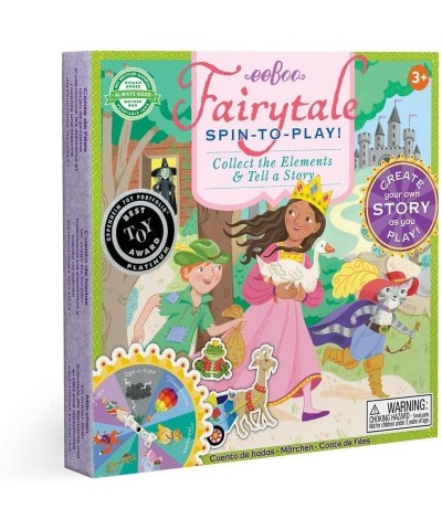 eeBoo: Fairytale Spinner Collect the Elements & Tell a Story Create Your Own Story as you Play For 2 to 4 Players For Ages 5 ...