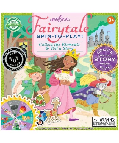 eeBoo: Fairytale Spinner Collect the Elements & Tell a Story Create Your Own Story as you Play For 2 to 4 Players For Ages 5 ...