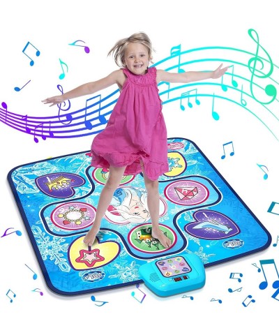 Dance Mat Toys for 3-12 Year Old Girls Popular Frozen Themed Dance Pad Music Games for Kids Contains 5 Modes and 3 Challenge ...