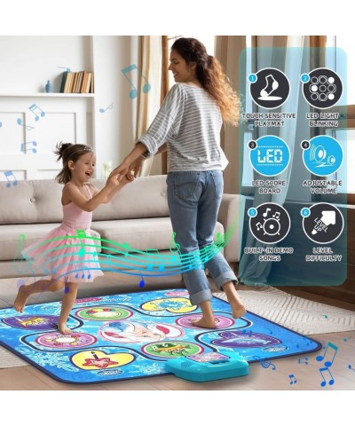 Dance Mat Toys for 3-12 Year Old Girls Popular Frozen Themed Dance Pad Music Games for Kids Contains 5 Modes and 3 Challenge ...