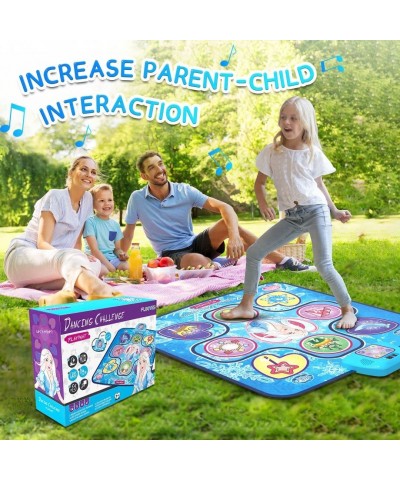 Dance Mat Toys for 3-12 Year Old Girls Popular Frozen Themed Dance Pad Music Games for Kids Contains 5 Modes and 3 Challenge ...