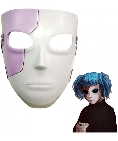 SF Mask Game Novelty Latex Masks Blue Wig Cosplay Halloween Costume Accessories $43.89 Kids' Dress-Up Accessories