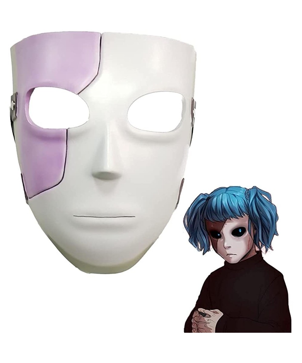 SF Mask Game Novelty Latex Masks Blue Wig Cosplay Halloween Costume Accessories $43.89 Kids' Dress-Up Accessories