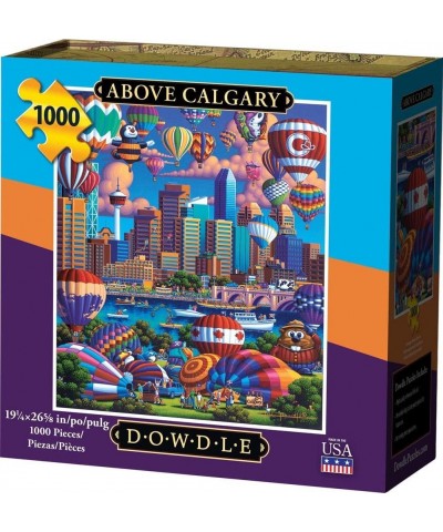 Dowdle Jigsaw Puzzle - Above Calgary - 1000 Piece $39.06 Jigsaw Puzzles