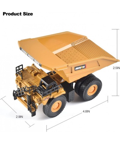 1/60 Scale Diecast Metal Dump Truck Toy Mini Construction Vehicles Small Play Truck Toy for Boys Kids $28.73 Kids' Play Trucks