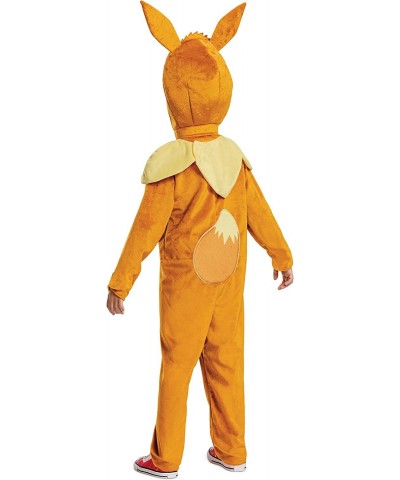 Eevee Costume for Kids Official Pokemon Costume Hooded Jumpsuit $27.09 Kids' Costumes