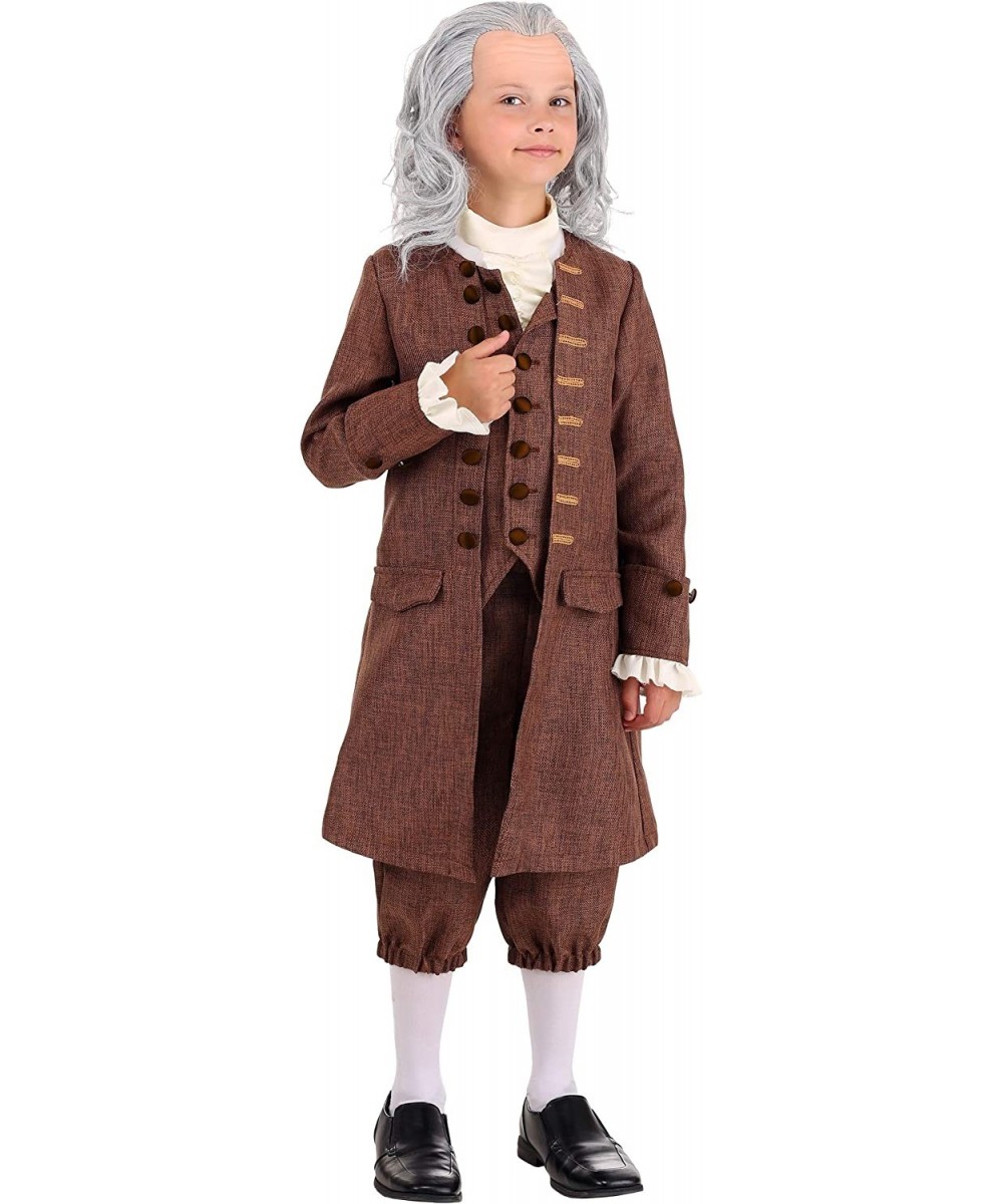 Kids Benjamin Franklin Colonial Costume Boys American Revolution Benjamin Franklin Costume $75.73 Kids' Costumes