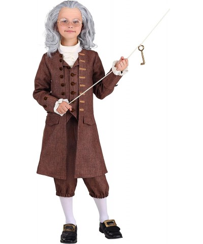 Kids Benjamin Franklin Colonial Costume Boys American Revolution Benjamin Franklin Costume $75.73 Kids' Costumes