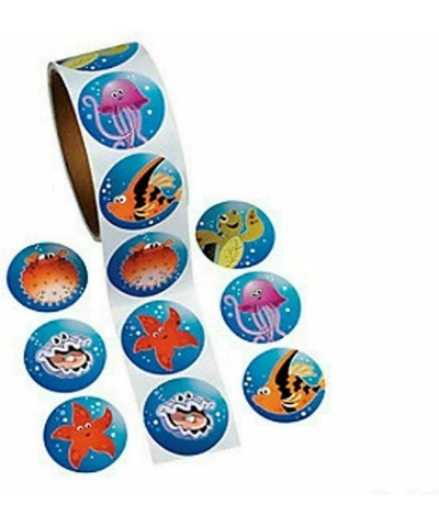 Tropical Sea Life Stickers for Summer - Stationery - Stickers - Stickers - Roll - Summer - 100 Pieces $13.53 Kids' Stickers