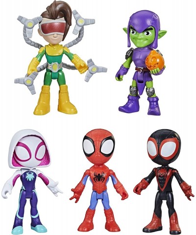 Marvel Spidey and His Amazing Friends Web Squad Figure Collection 5 Action $77.49 Action Figures