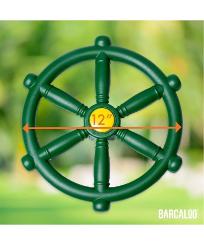 Kids Playground Steering Wheel - Pirate Ship Wheel for Jungle Gym or Swing Set $34.54 Play Sets & Playground Equipment