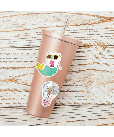 Water Bottle Stickers for Girls 100 Cute Stickers for Kids Teens School Students Waterproof Vinyl Aesthetic Stickers for Hydr...