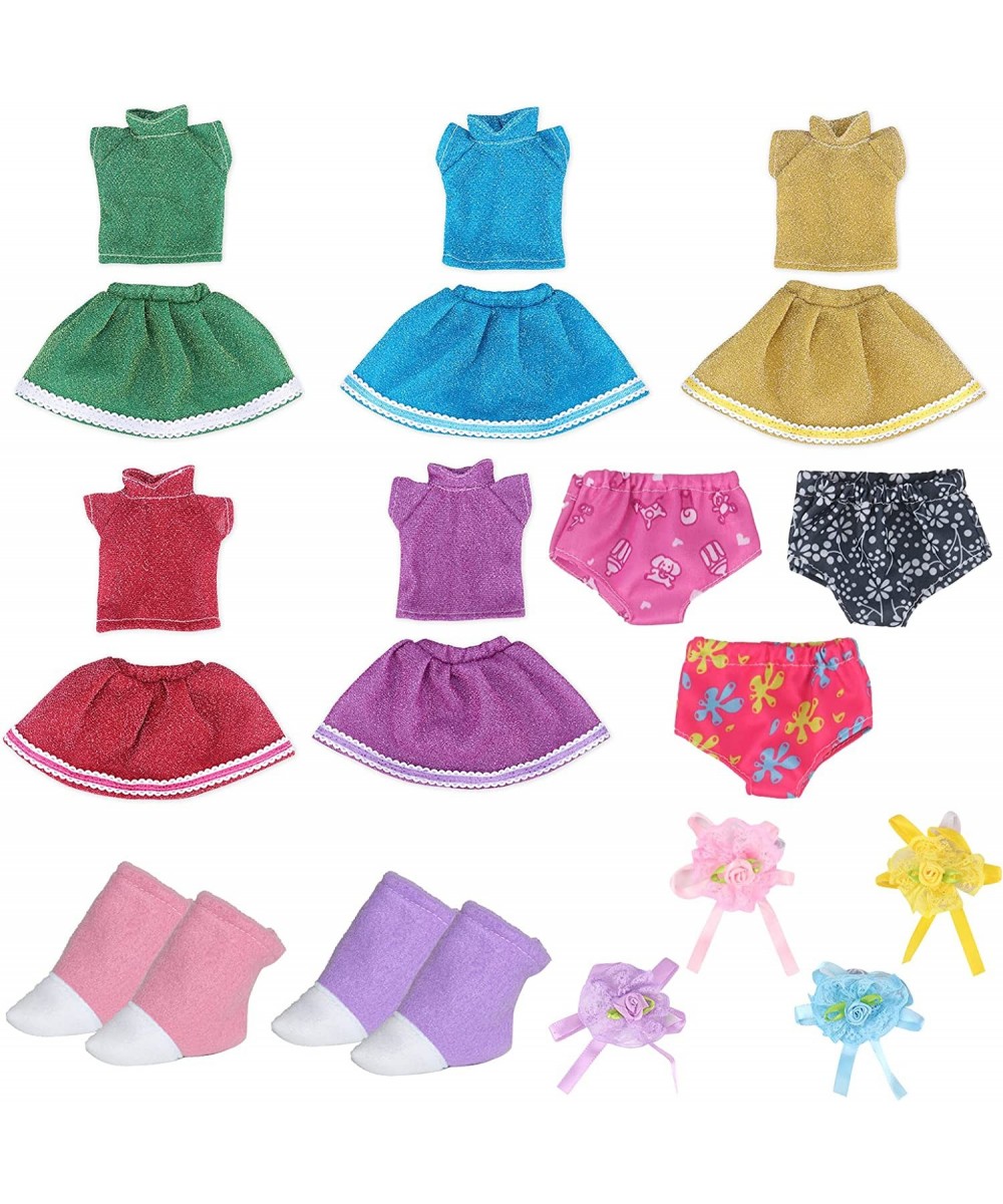 Doll Clothes and Accessories for 14.5 Inch American Dolls Girl Wishers Include Clothing Outfits Underwear Socks Hair Band $31...