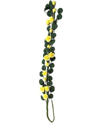 Dollhouse Climbing Yellow Roses Miniature Flower Vine Garland Garden Accessory $25.14 Dollhouse Accessories