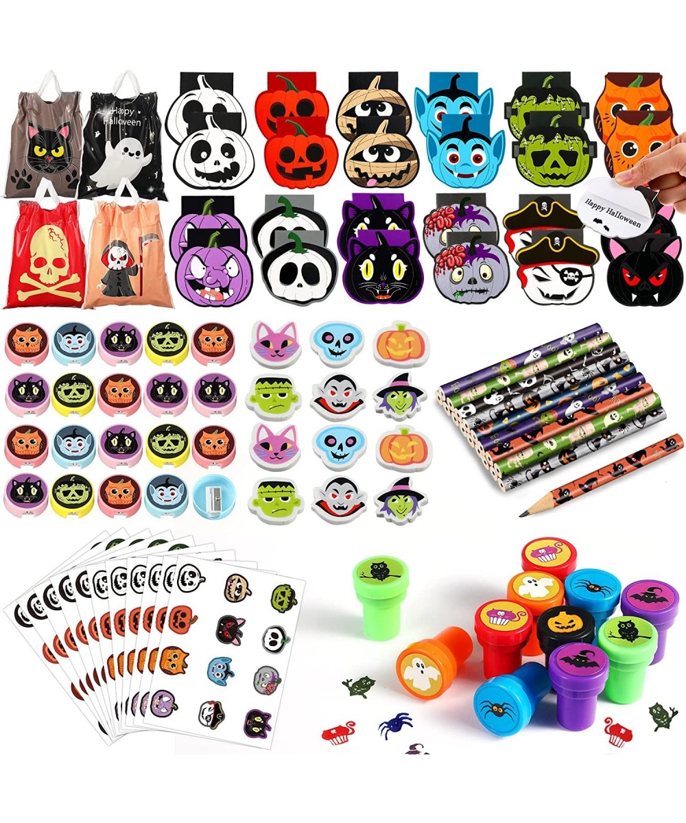 192 Pcs Halloween Stationery Party Favors for Kids Classroom Bulk Gifts Trick or Treat Goodie Bag Stuffers Including Bags Era...