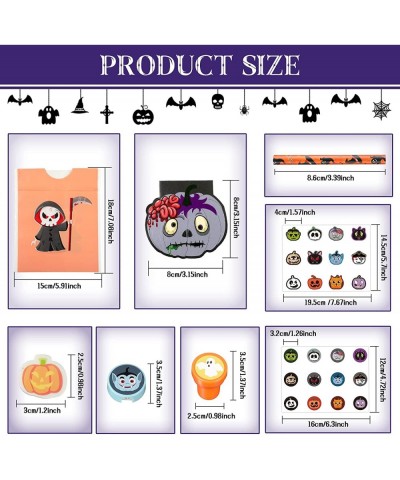 192 Pcs Halloween Stationery Party Favors for Kids Classroom Bulk Gifts Trick or Treat Goodie Bag Stuffers Including Bags Era...