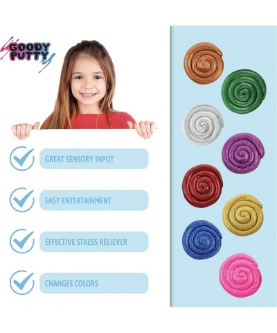 Dazzle Mini .5 oz Tins 8 Pack of Sensory Slime Putty Fidget Toy for Boys and Girls $20.04 Slime & Putty Toys