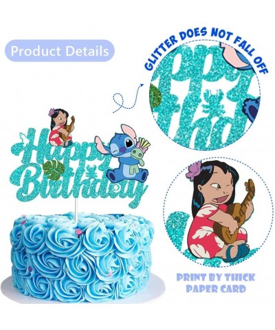 Blue Birthday Party Decorations - Include Banner Cake Topper Balloons Stickers for Kids Baby Shower Happy Birthday Party Supp...