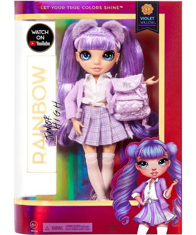 Jr High Violet Willow - 9-inch Purple Fashion Doll with Accessories- Open and Closes Backpack Great Gift for Kids 6-12 Years ...