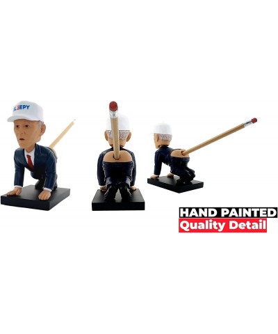 Sleepy Joe Biden Bobblehead Pencil Holder Gag Gift | Funny Anti-Biden Novelty Gift Idea for Trump Supporters and Republicans ...