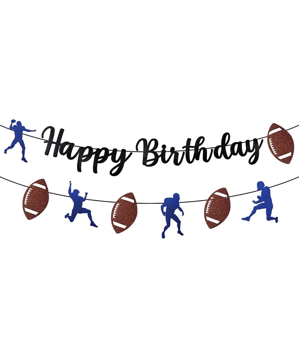 Football Banner Birthday Party Decorations for Boys Men Sports Theme Happy Birthday Party Supplies Football Birthday Decor Si...