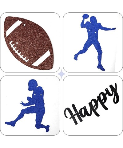 Football Banner Birthday Party Decorations for Boys Men Sports Theme Happy Birthday Party Supplies Football Birthday Decor Si...