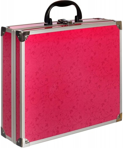 Pretend Play Makeup for Princess Girls Cosmetic Set in Sturdy Hot Pink Travel Case with Built in Lights and Mirror Non-Toxic ...