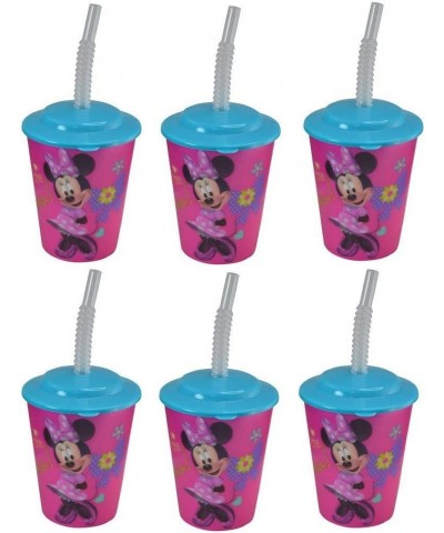 6-Pack Disney Minnie Mouse 12oz Lenticular Tumbler Cup with Lid and Straw $32.38 Kids' Party Favor Sets