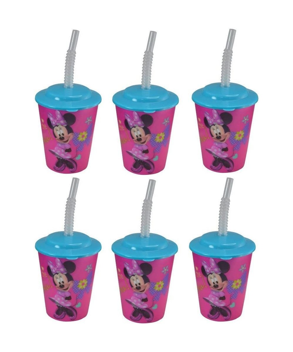 6-Pack Disney Minnie Mouse 12oz Lenticular Tumbler Cup with Lid and Straw $32.38 Kids' Party Favor Sets