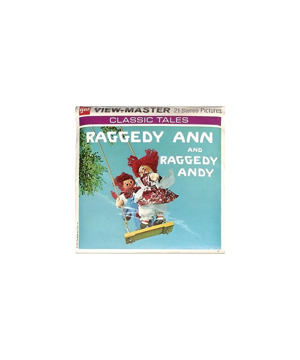 ViewMaster Raggedy Ann and Rggedy Andy 3 Reel Packet - 21 3D $74.36 Viewfinder Toys