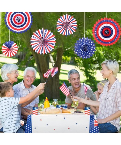 American Flag Party Supplies Serves 24 Patriotic Party Decorations Plates and Napkins Tablecloth Banner Utensil Total 171 PCS...