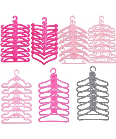 120 Pcs Plastic Mixed Little Hangers for Girl Doll Dress Clothes Gown Doll Clothes Accessories $21.98 Doll Accessories