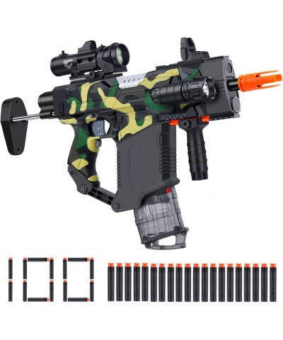 Toy Guns for Nerf Guns Bullet DIY Electric Automatic Toy Guns for Boys with 100 Pcs Refill Darts 3 Modes Burst Soft Blaster T...