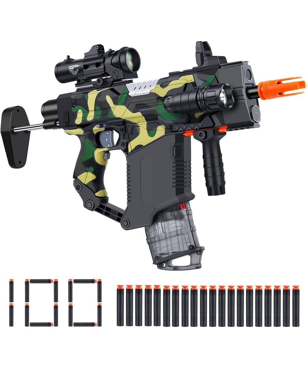 Toy Guns for Nerf Guns Bullet DIY Electric Automatic Toy Guns for Boys with 100 Pcs Refill Darts 3 Modes Burst Soft Blaster T...