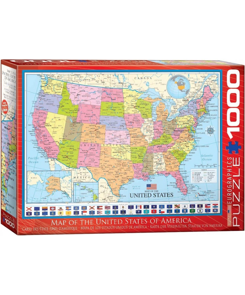 Map of The United States Puzzle (1000 Piece) (6000-0788) $33.82 Jigsaw Puzzles