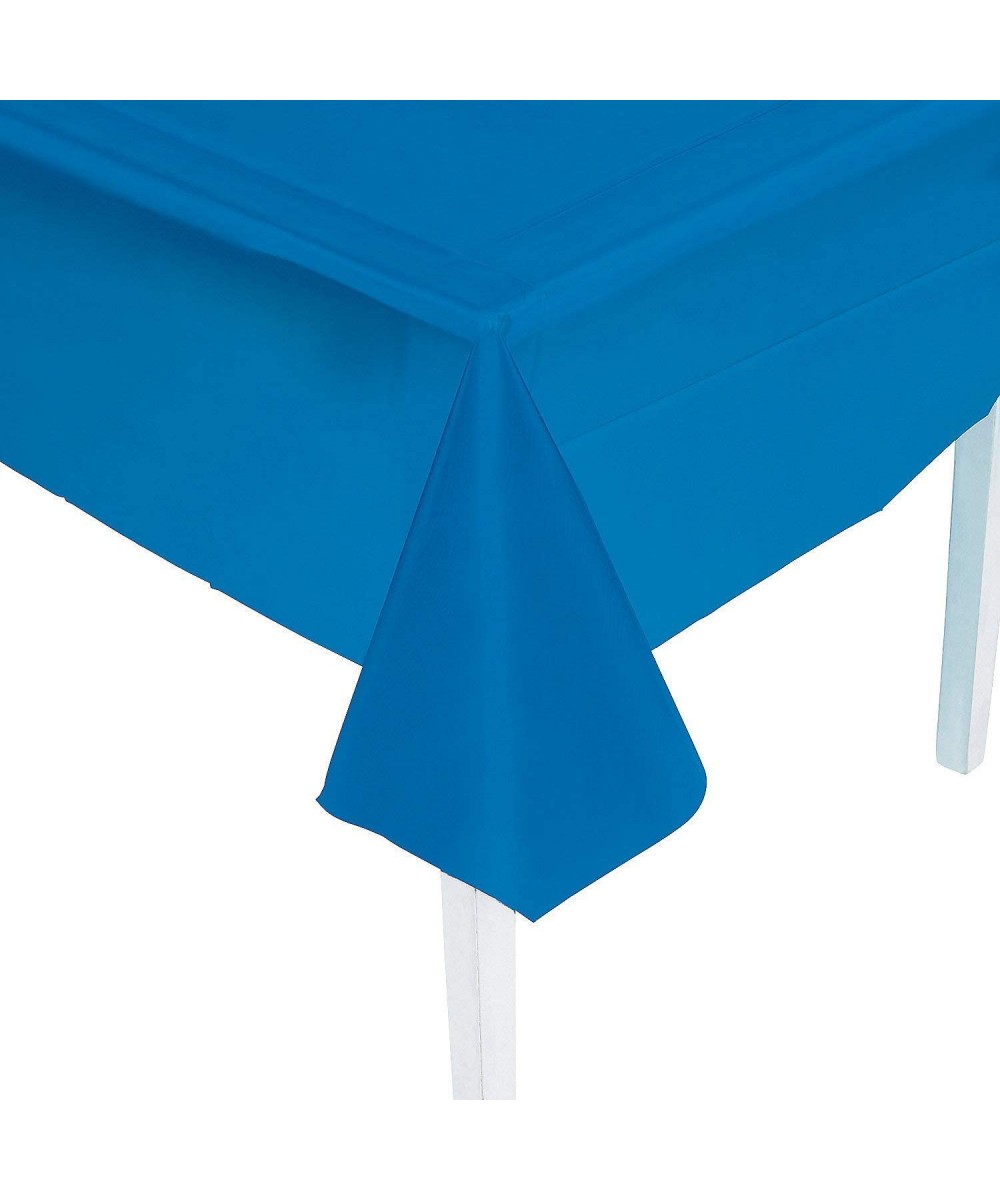 Blue Plastic TABLECOVER (54"X108") - Party Supplies - 1 Piece $18.46 Kids' Party Tablecovers