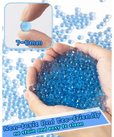 Gel Ball Blaster Ammo (5 Pack–10 000 Per Pack) Works for Gel Blaster and Splatter Ball Gun Gel Gun Ammo Water Ball Beads Non-...