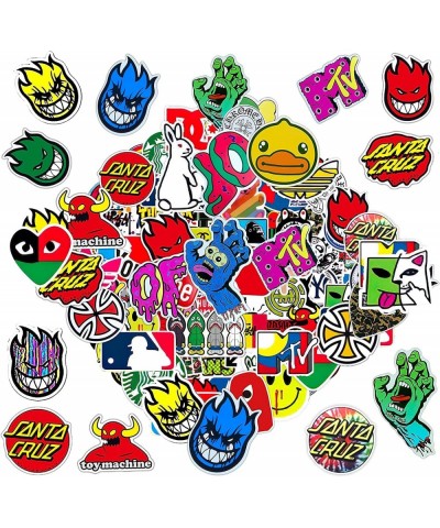 100Pcs Skateboard Stickers Skateboading Pack Stickers for Suitcase Skateboard Laptop Computer Guitar Water Bottles Car Teens ...