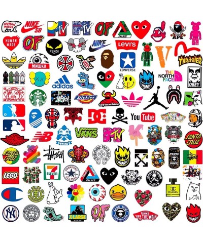 100Pcs Skateboard Stickers Skateboading Pack Stickers for Suitcase Skateboard Laptop Computer Guitar Water Bottles Car Teens ...