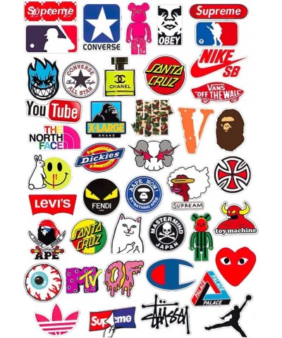 100Pcs Skateboard Stickers Skateboading Pack Stickers for Suitcase Skateboard Laptop Computer Guitar Water Bottles Car Teens ...