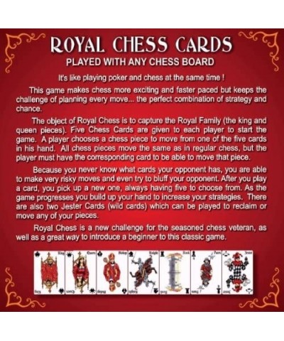 Royal Chess Card Game $24.56 Card Games