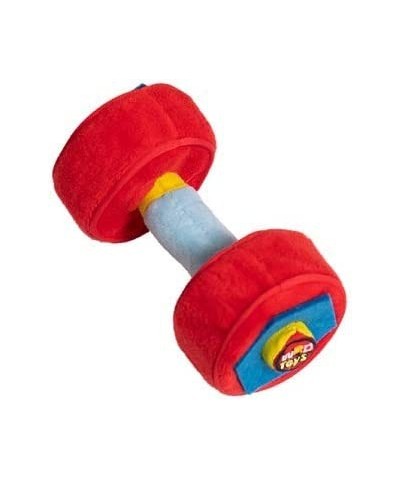 WOD Toys® Baby Dumbbell Plush Dumbell with Rattle & Sensory Sounds - Safe Durable Fitness Toy for Newborns Infants and Babies...