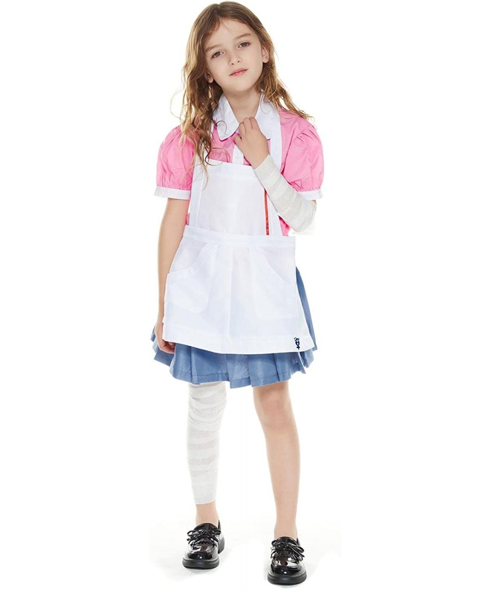 Mikan Tsumiki Cosplay Costume Dress Halloween Despair Maid Shirt Uniform with Apron $23.08 Kids' Costumes