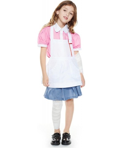 Mikan Tsumiki Cosplay Costume Dress Halloween Despair Maid Shirt Uniform with Apron $23.08 Kids' Costumes