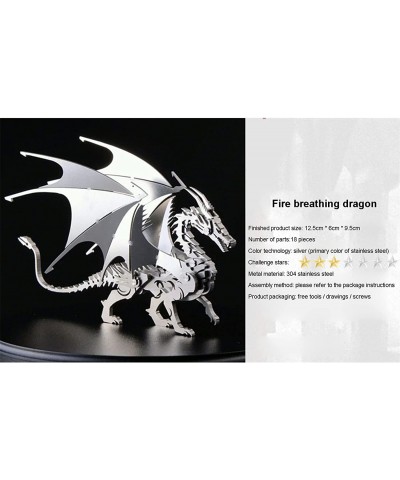 3D Metal Puzzle Set Stainless Steel Mechanical Models Ornaments DIY Assemble Detachable Animal Model Kit 3D Jigsaw Puzzles Ed...