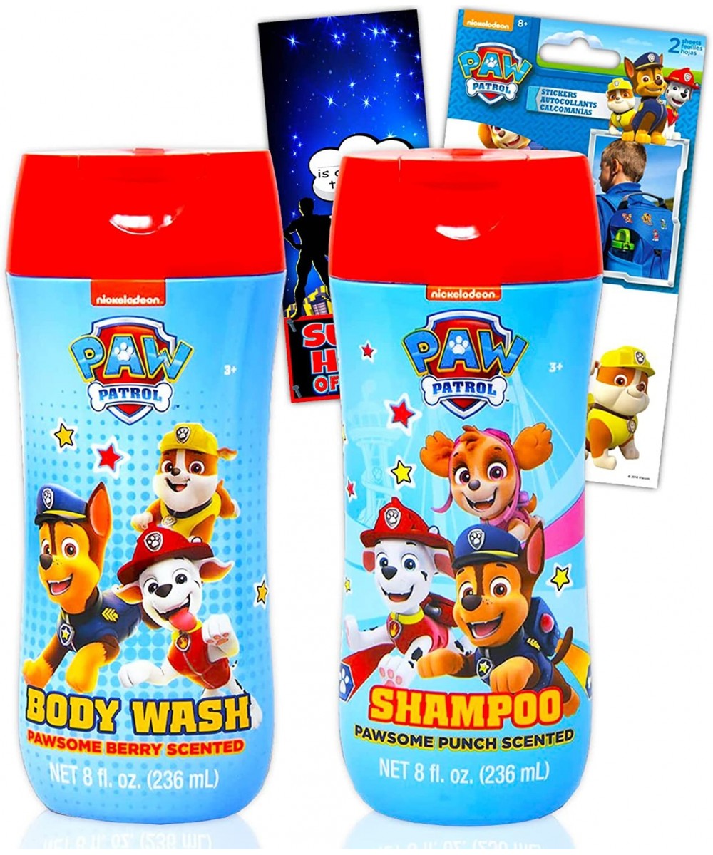 Paw Patrol Bathroom Set for Kids Toddlers - 4 Pc Paw Patrol Bath Set Bundle with Paw Patrol Shampoo Paw Patrol Body Wash Paw ...