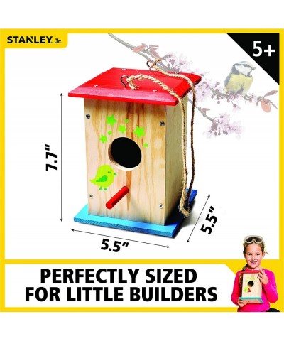 Stanley Jr DIY Bird House Kit for Kids and Adults - Easy Assembly Paint-A-Birdhouse Kit - Wooden Birdhouse Kit - Paint & Brus...