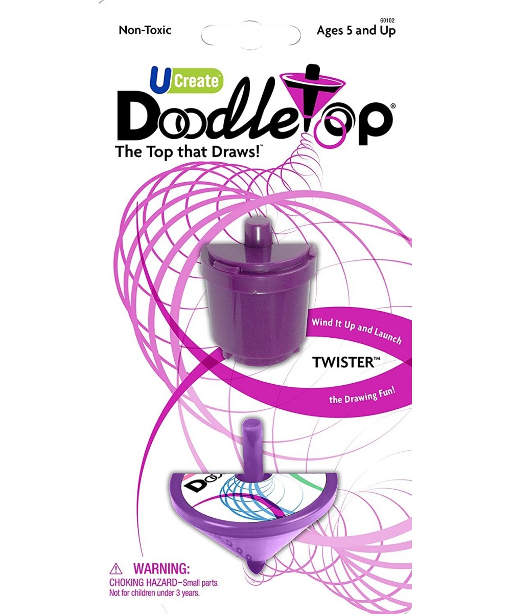 U-Create Doodletop Wind up Twister Activity $25.57 Novelty Spinning Tops