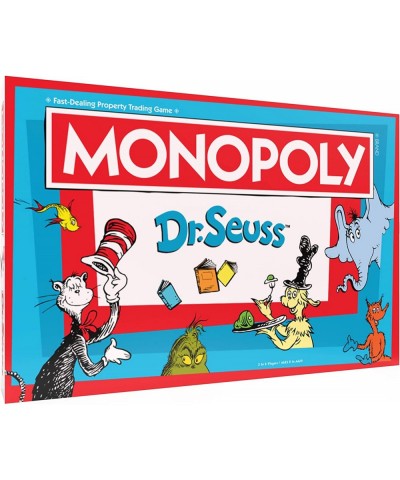 Monopoly: Dr. Seuss | Buy Sell Trade Dr. Seuss Books | Collectible Classic Monopoly Game Featuring Custom Game Board & Artwor...