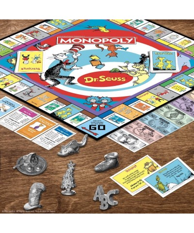 Monopoly: Dr. Seuss | Buy Sell Trade Dr. Seuss Books | Collectible Classic Monopoly Game Featuring Custom Game Board & Artwor...